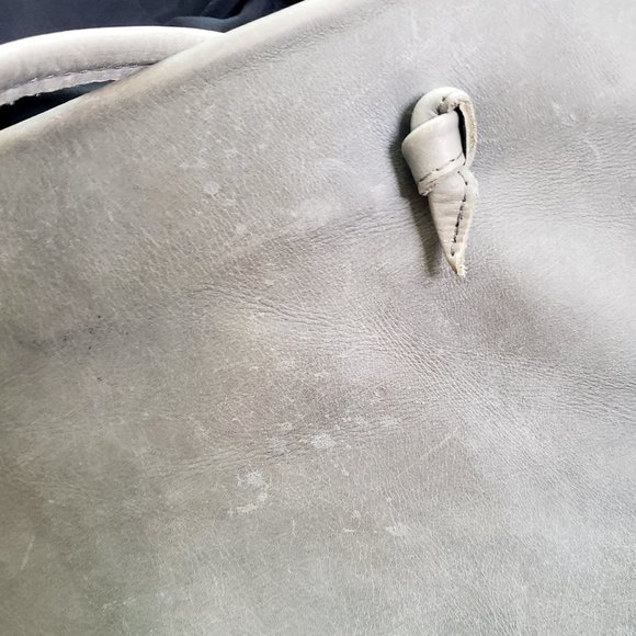 Able Rachel Gray Leather Tote Bag - Picture 6 of 8